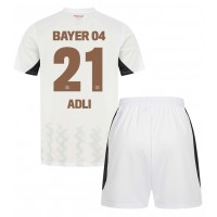 Bayer Leverkusen Amine Adli #21 Auswärts Trikotsatz Kinder 2024-25 Kurzarm (+ Kurze Hosen)